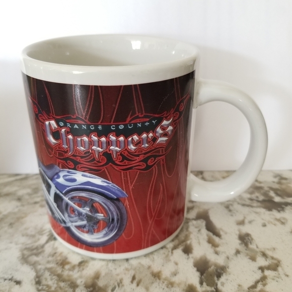 2004 Orange County Choppers Motorcycle Biker's Mug, set of 2 - Picture 5 of 9